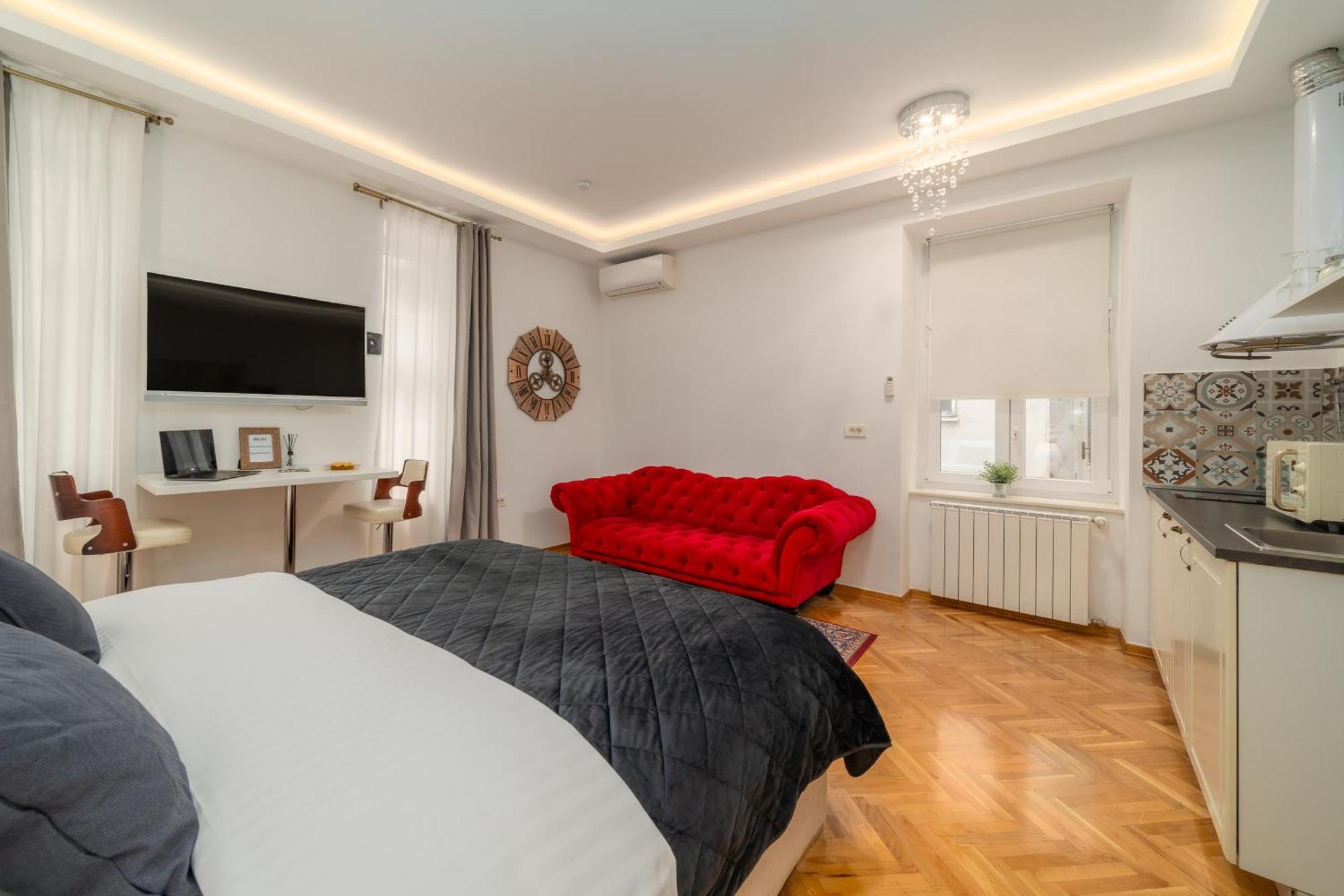 Aurelia Antik Apartments & Rooms, Zagreb City Center חדר תמונה